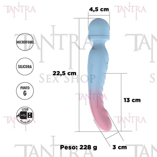 Doble vibrador microfono y estimulacion punto G